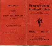 1956 fixture list